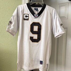 Reebok Silver and Black NFL Jersey